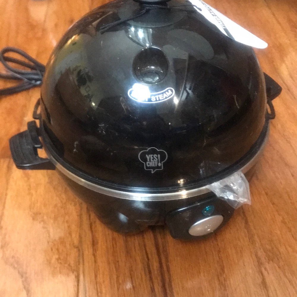 Yes Chef Black Electric Steamer
